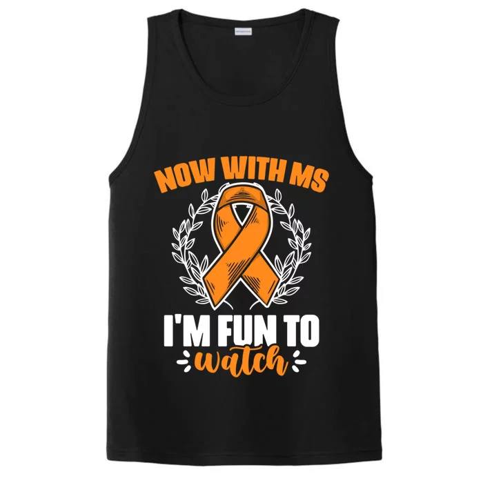 Ms Awareness Multiple Sclerosis Survivor Gift Performance Tank