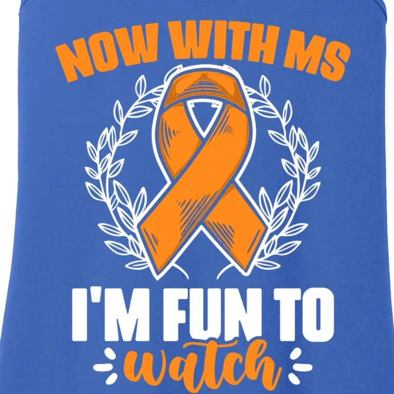 Ms Awareness Multiple Sclerosis Survivor Gift Ladies Essential Tank