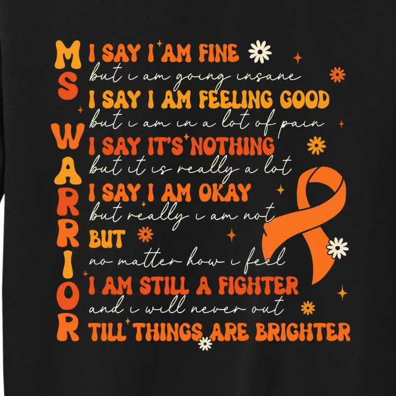 Ms Awareness Multiple Sclerosis Awareness Sweatshirt