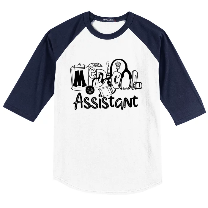 Medical Assistant Baseball Sleeve Shirt