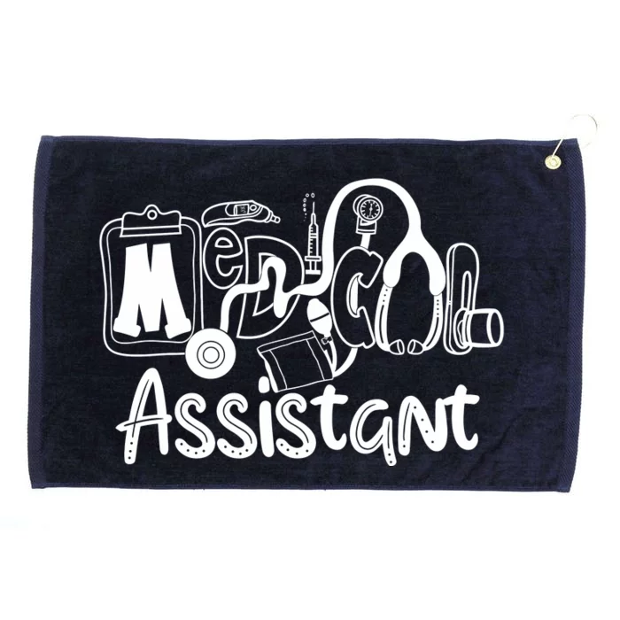 Medical Assistant Grommeted Golf Towel