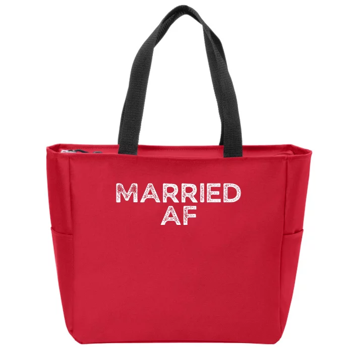 Married AF Zip Tote Bag