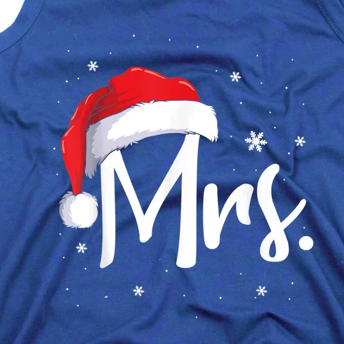 Mr And Mrs Claus Couples Matching Christmas Pajamas Santa Cool Gift Tank Top