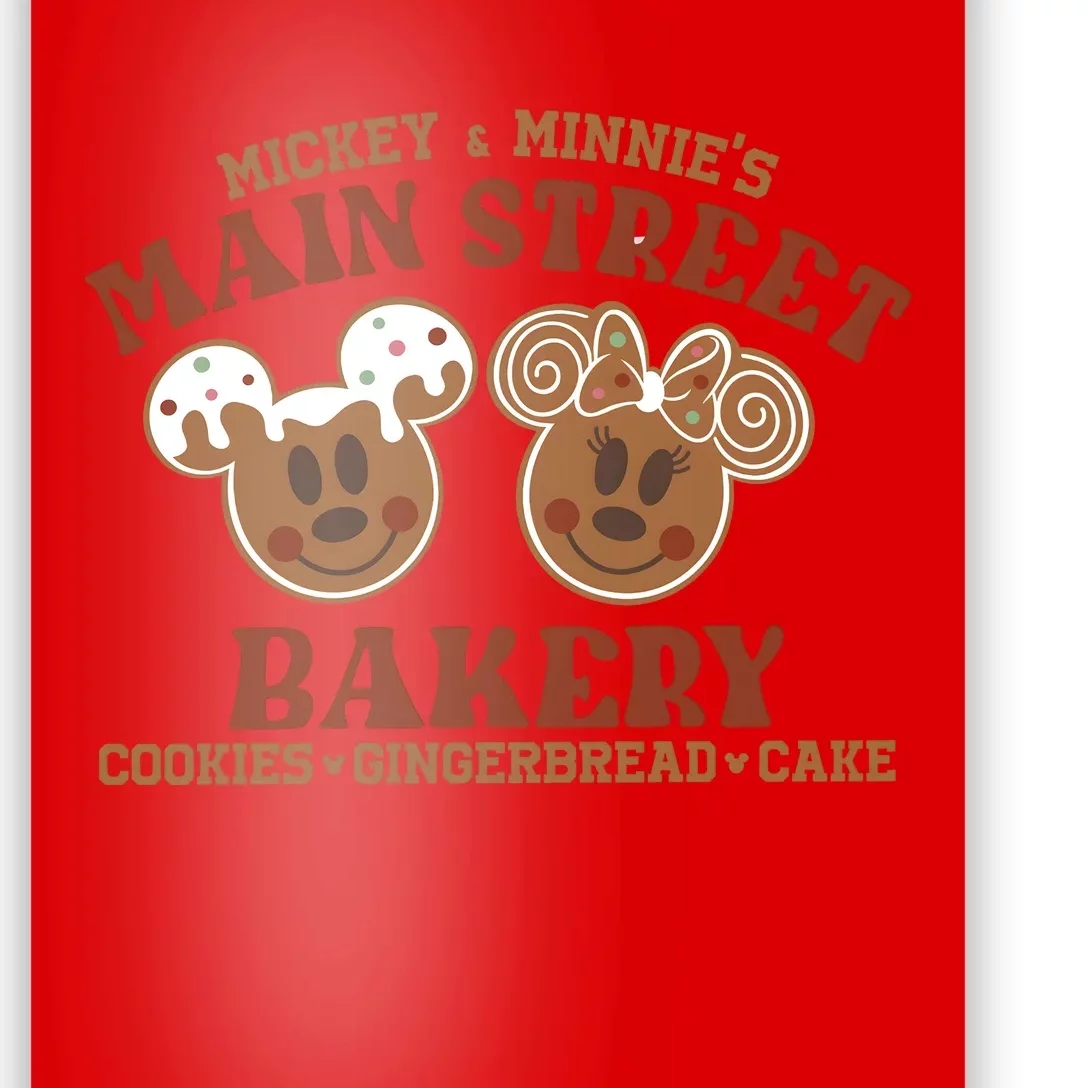 Mouse And Minnie Main Street Bakery Holiday Christmas Season Poster