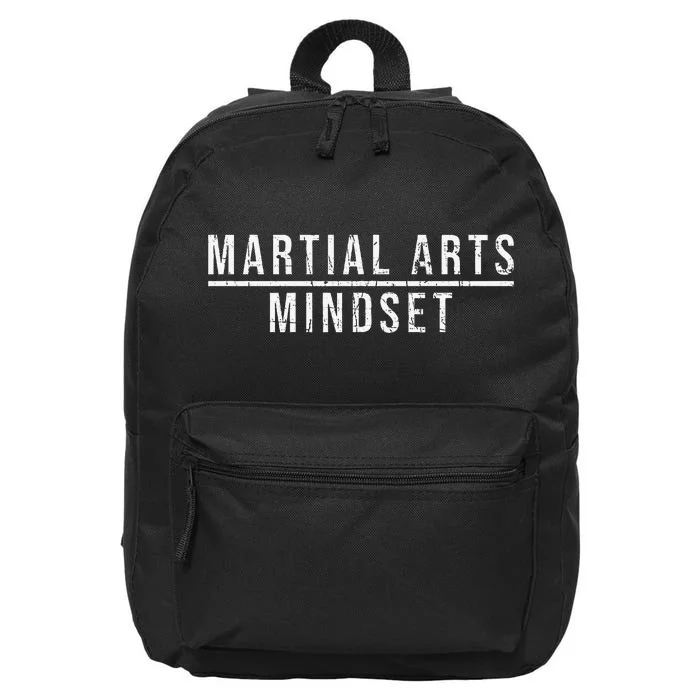 Martial Arts Mindset Martial Artist Vintage 16 in Basic Backpack