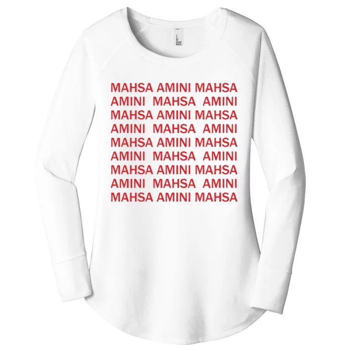 Mahsa Amini Mahsa Amini Women's Perfect Tri Tunic Long Sleeve Shirt