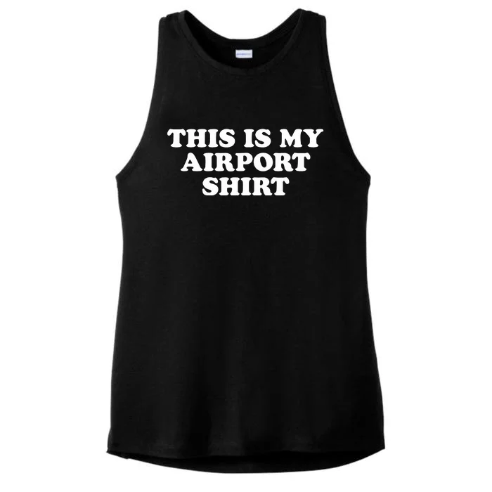 My Airport Ladies Tri-Blend Wicking Tank