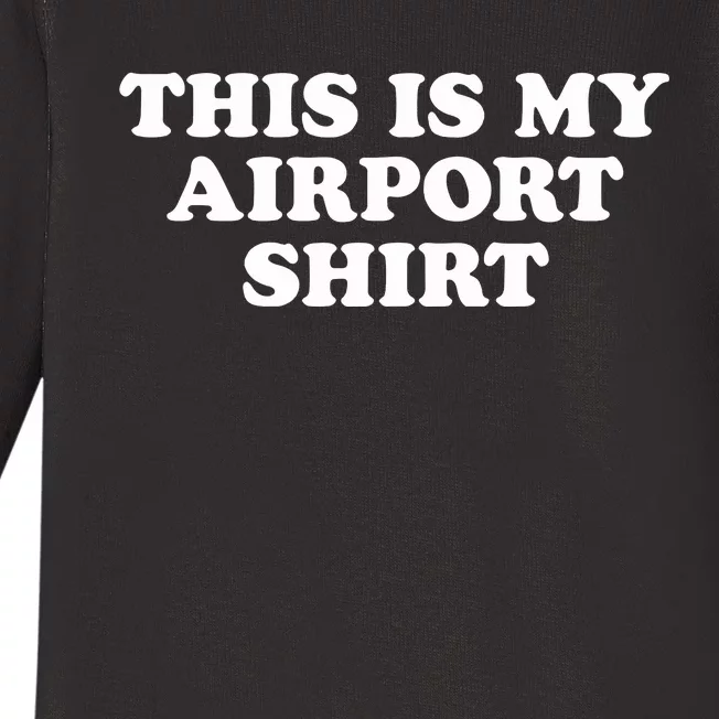 My Airport Baby Long Sleeve Bodysuit