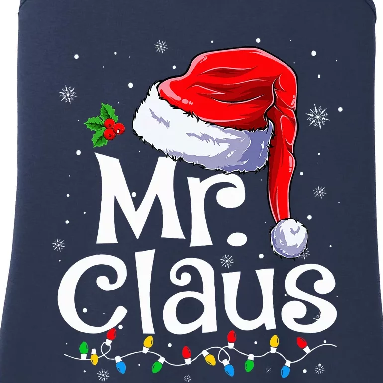 Mr and Mrs Claus Couples Matching Christmas Pajamas Santa Ladies Essential Tank