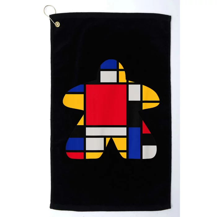 Modern Art Meeple Platinum Collection Golf Towel