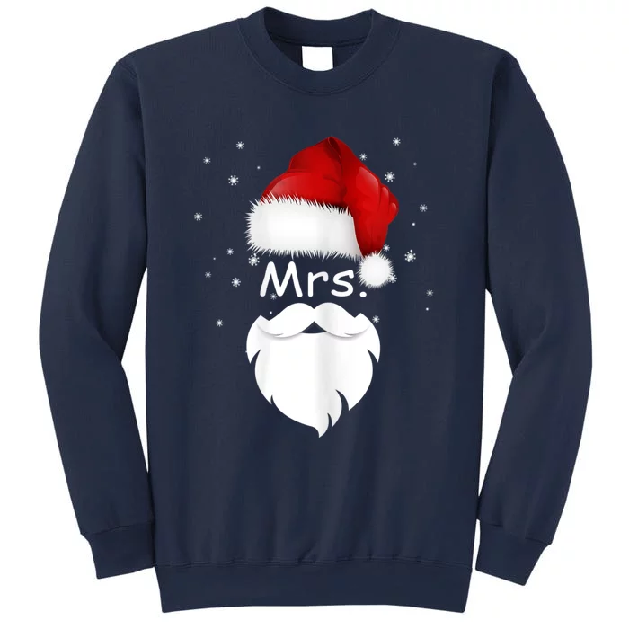 Mr And Mrs Claus Christmas Couples Matching Santa Pajamas Sweatshirt