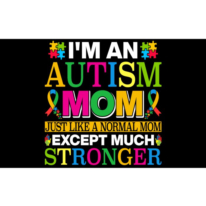 Motivational Autism Mom Colorful Autism Mom Autism Awareness Bumper Sticker