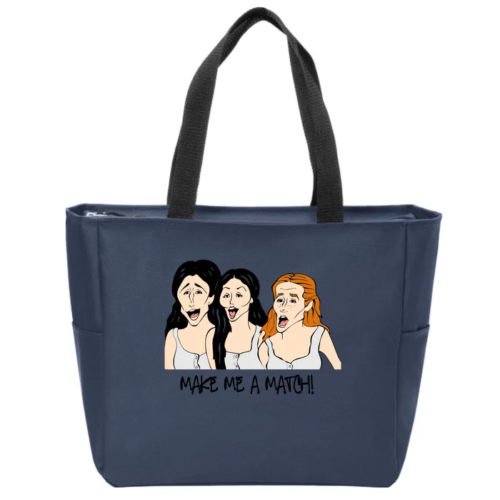 Make A Match Matchmaker Matchmaker Zip Tote Bag