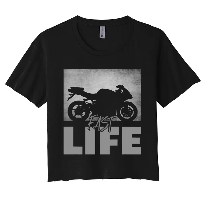 Motorcycle Apparel Motorcycle Women's Crop Top Tee