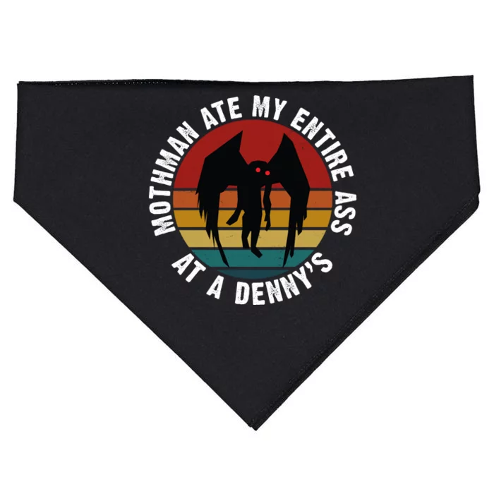 Mothman Ate My Entire Ass At A Denny's USA-Made Doggie Bandana