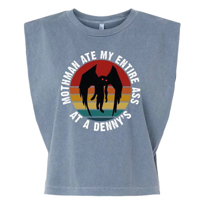 Mothman Ate My Entire Ass At A Denny's Garment-Dyed Women's Muscle Tee