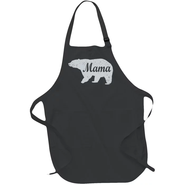 Mama Bear Full-Length Apron With Pocket