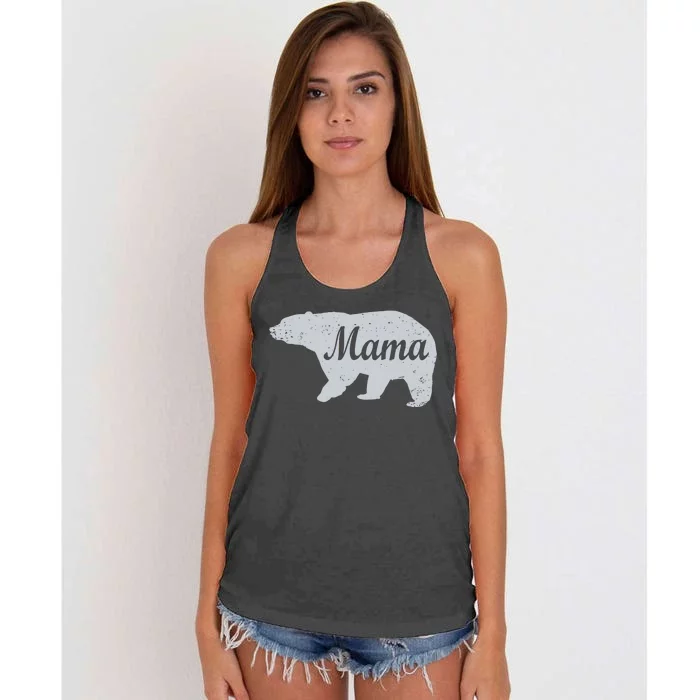 Mama Bear Women's Knotted Racerback Tank