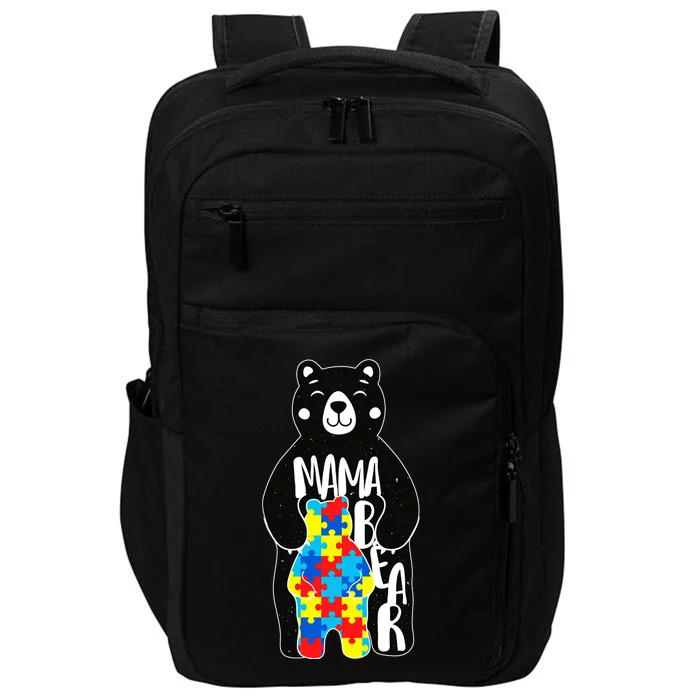 Mama Bear Autism Awareness Impact Tech Backpack