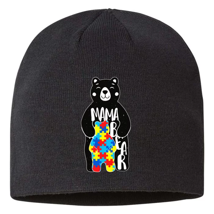 Mama Bear Autism Awareness 8 1/2in Sustainable Knit Beanie