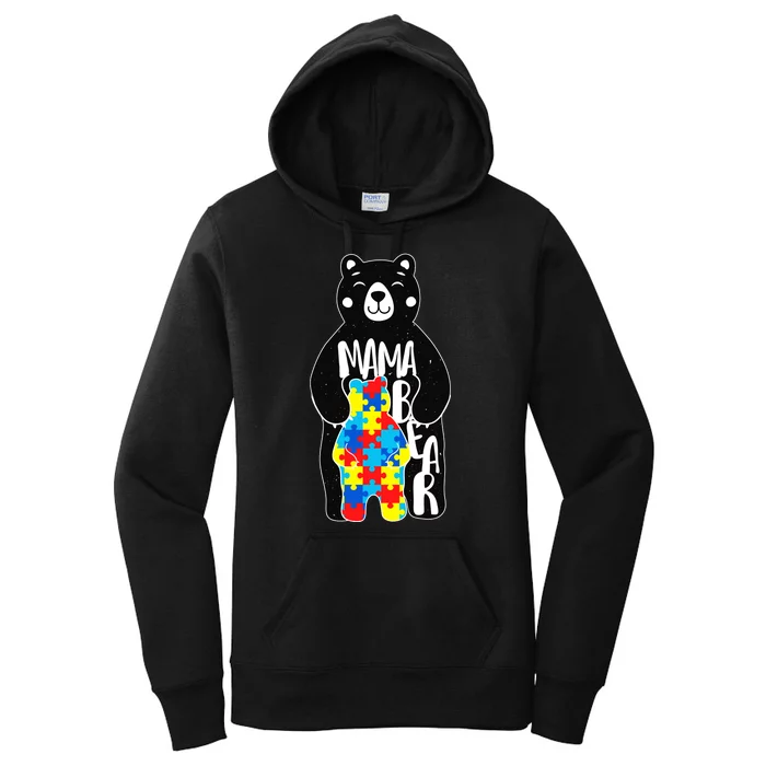 Mama Bear Autism Awareness Women's Pullover Hoodie