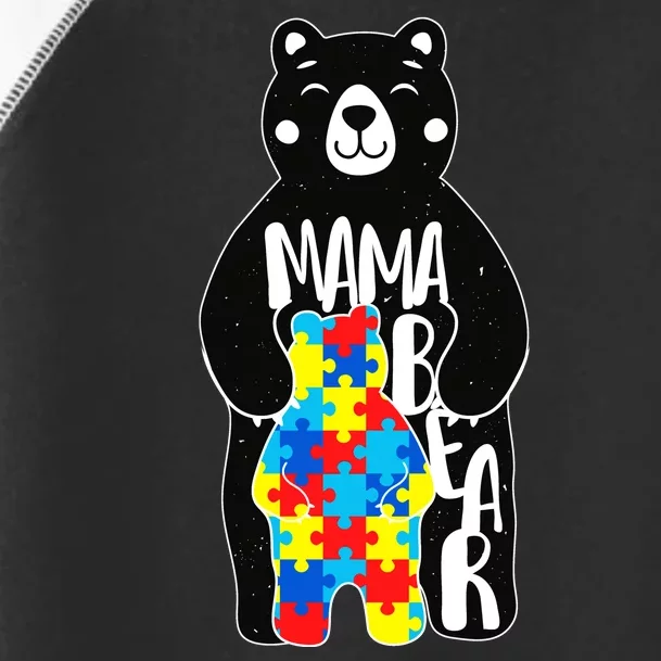 Mama Bear Autism Awareness Toddler Fine Jersey T-Shirt