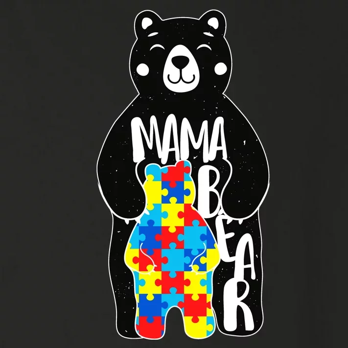 Mama Bear Autism Awareness Toddler Long Sleeve Shirt