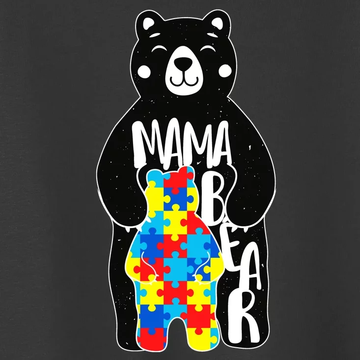 Mama Bear Autism Awareness Toddler T-Shirt