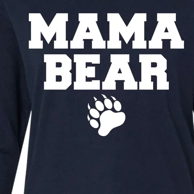 Mama Bear Claw Mom Womens Cotton Relaxed Long Sleeve T-Shirt