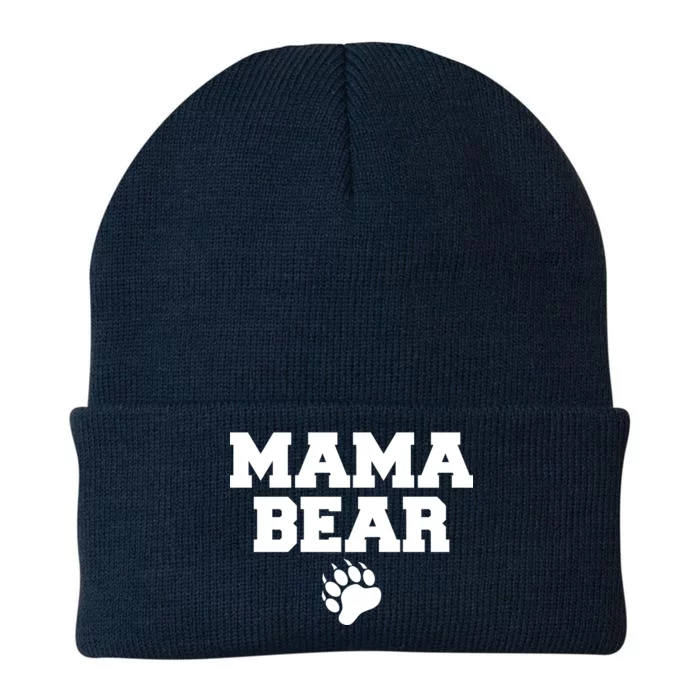 Mama Bear Claw Mom Knit Cap Winter Beanie