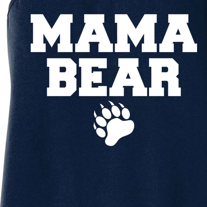 Mama Bear Claw Mom Women's Racerback Tank