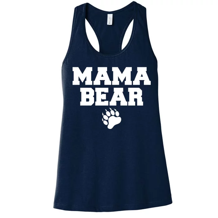 Mama Bear Claw Mom Women's Racerback Tank