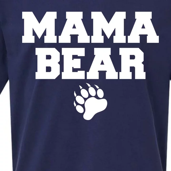 Mama Bear Claw Mom Sueded Cloud Jersey T-Shirt