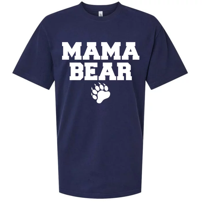 Mama Bear Claw Mom Sueded Cloud Jersey T-Shirt