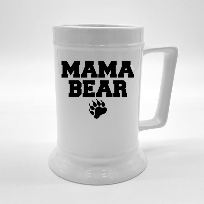 Mama Bear Claw Mom Front & Back Beer Stein