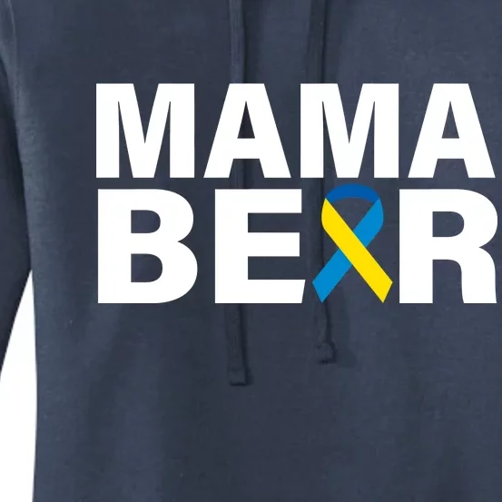 Mama Bear Down Syndrome Awareness Women's Pullover Hoodie