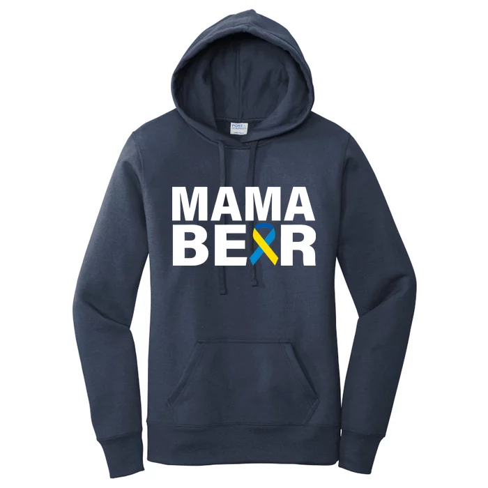 Mama Bear Down Syndrome Awareness Women's Pullover Hoodie