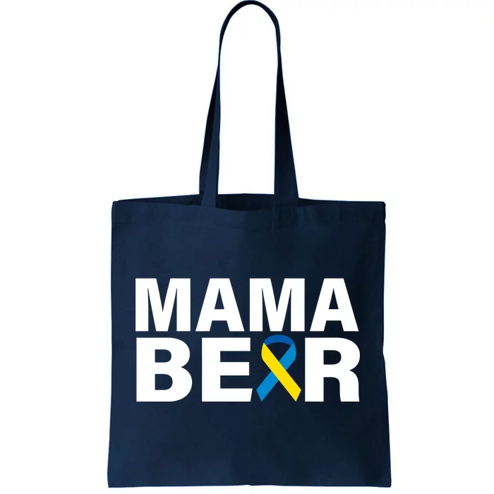 Mama Bear Down Syndrome Awareness Tote Bag