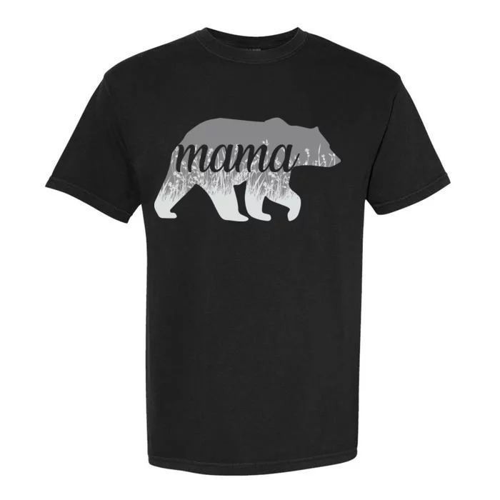 Mama Bear Floral Logo Garment-Dyed Heavyweight T-Shirt