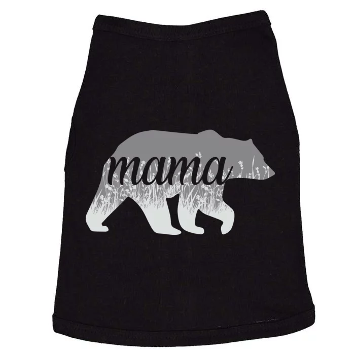 Mama Bear Floral Logo Doggie Tank