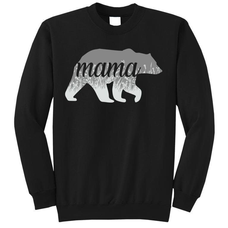Mama Bear Floral Logo Sweatshirt