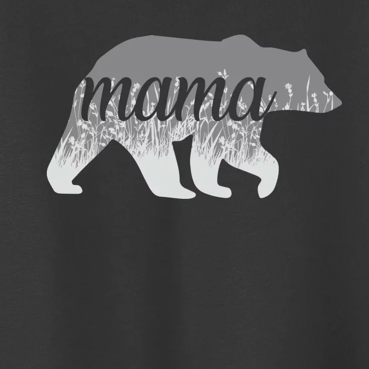 Mama Bear Floral Logo Toddler T-Shirt