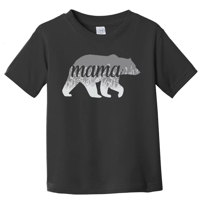 Mama Bear Floral Logo Toddler T-Shirt