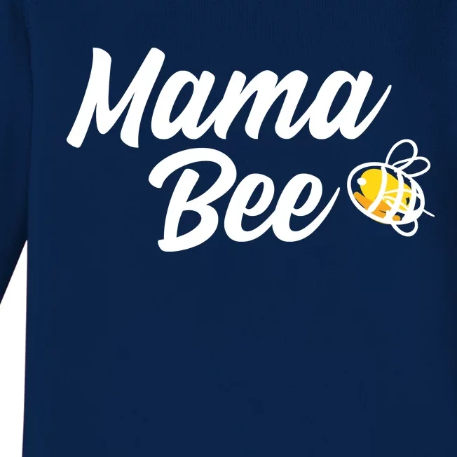 Mama Bee Baby Long Sleeve Bodysuit