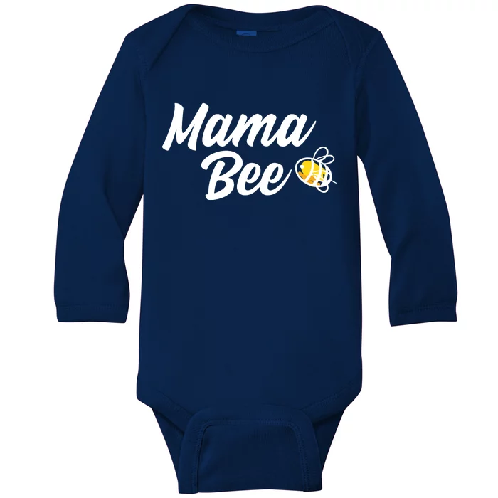 Mama Bee Baby Long Sleeve Bodysuit