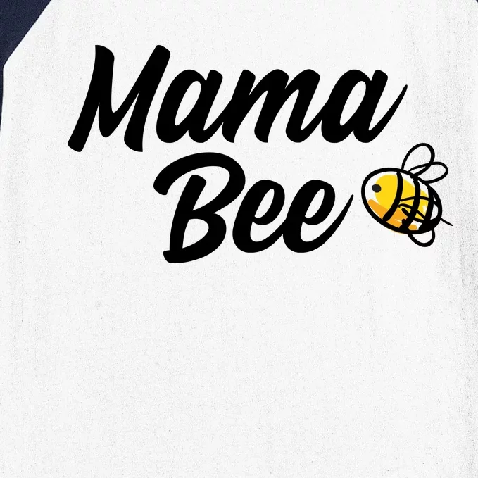 Mama Bee Baseball Sleeve Shirt