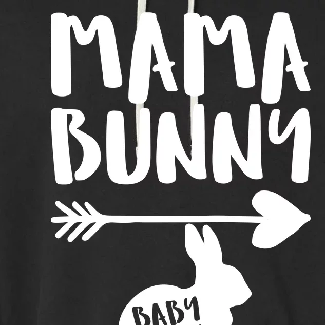 Mama Bunny Arrow Pregnancy Garment-Dyed Fleece Hoodie