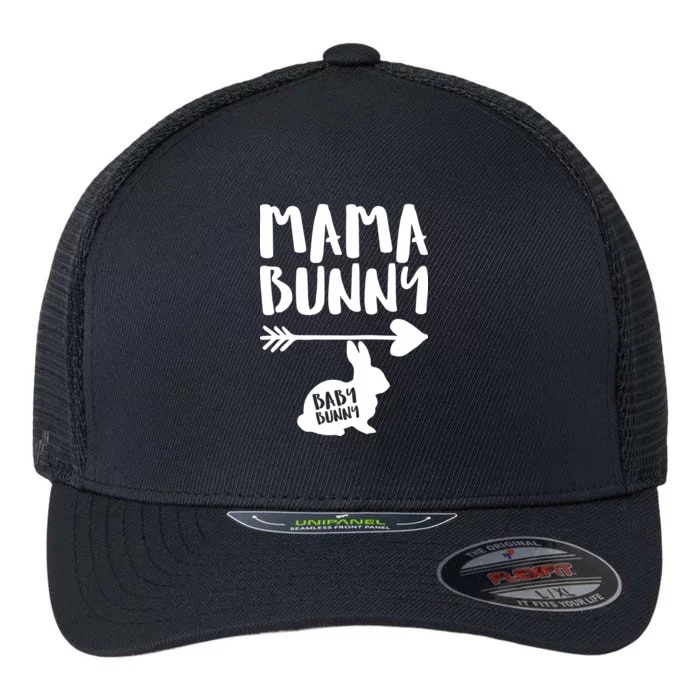 Mama Bunny Arrow Pregnancy Flexfit Unipanel Trucker Cap