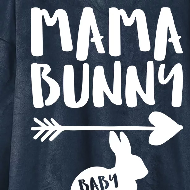 Mama Bunny Arrow Pregnancy Hooded Wearable Blanket