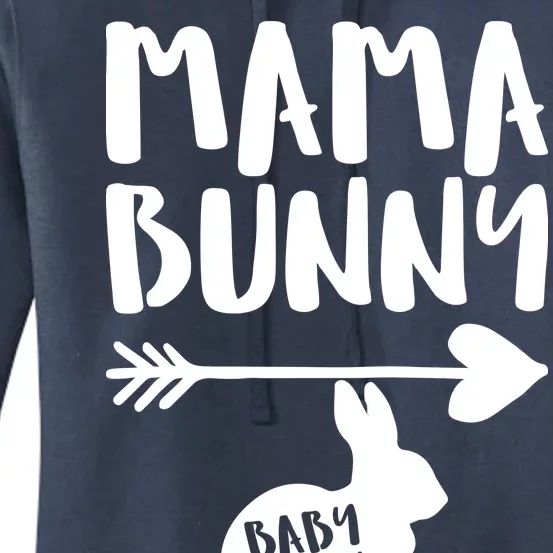 Mama Bunny Arrow Pregnancy Women's Pullover Hoodie